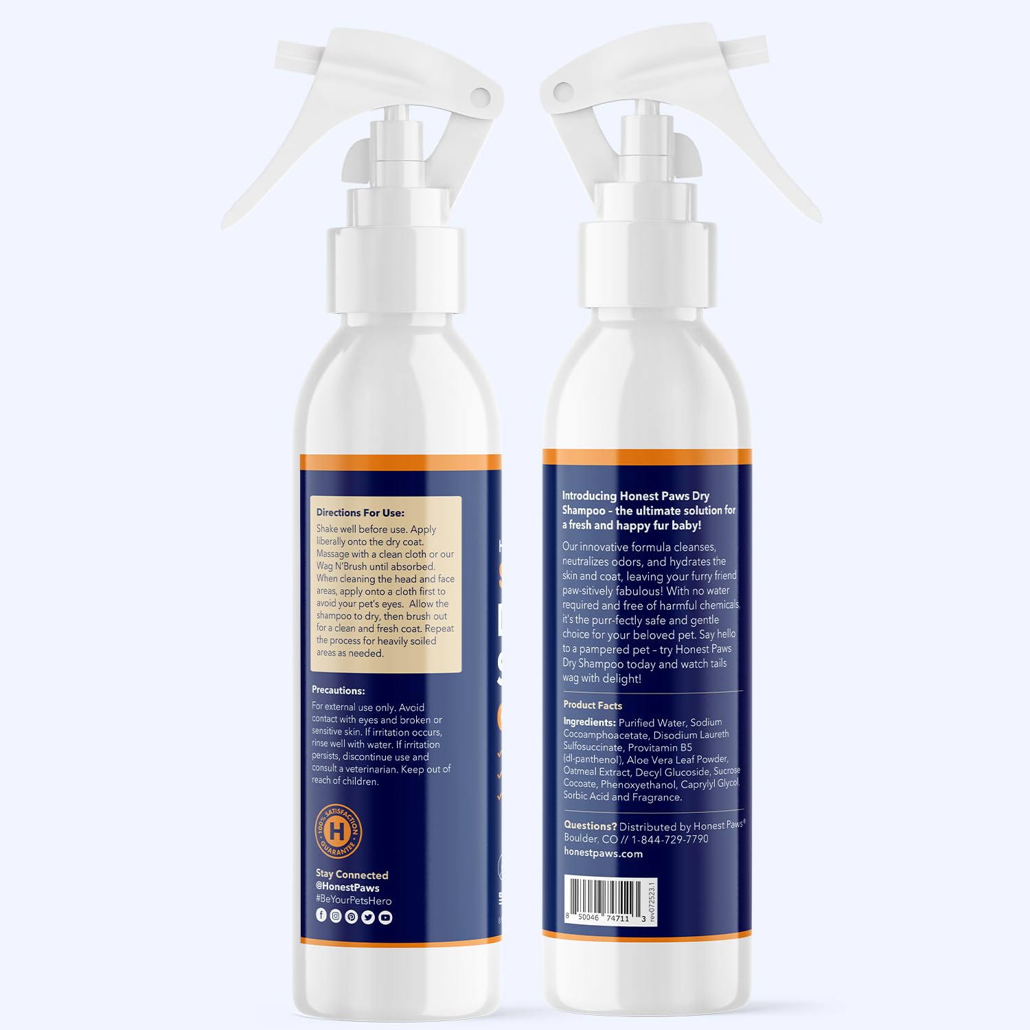 Honest Paws dye-free and phthalate-free formula for safe grooming