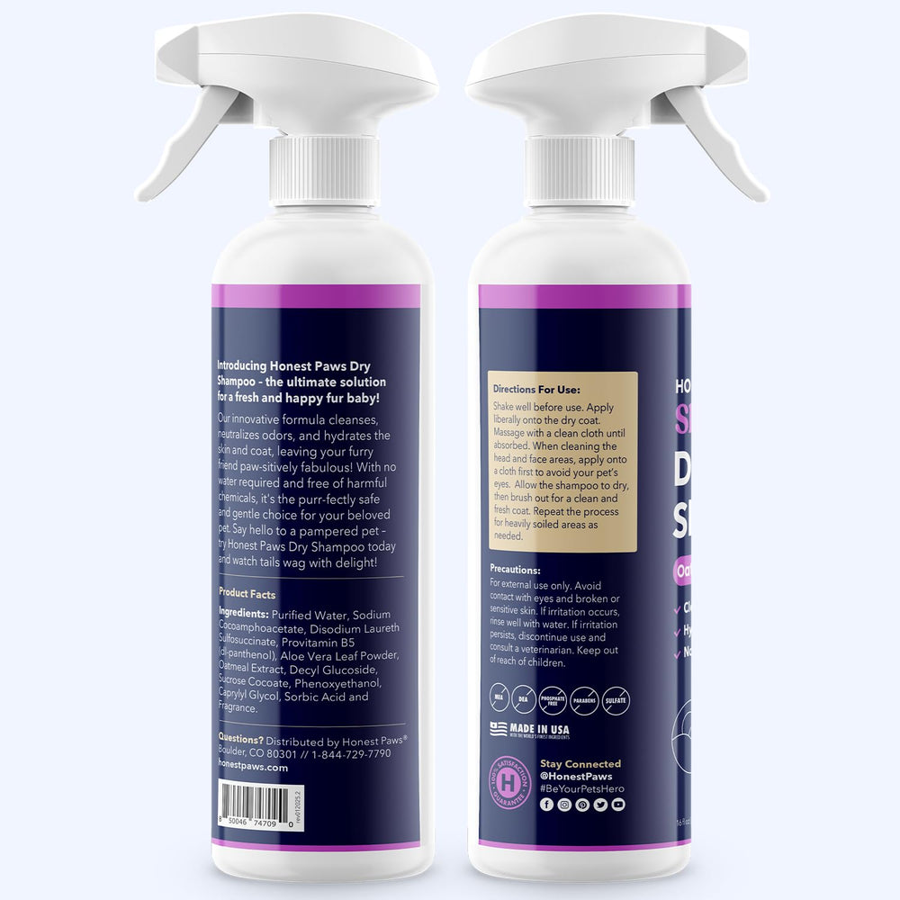 Honest Paws packaging emphasizing eco-friendly formulation