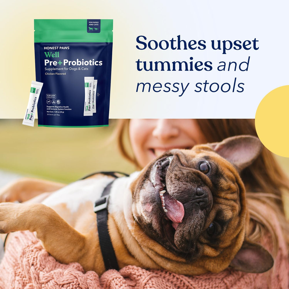 Honest Paws gluten-free soy-free formula supports diets with common sensitivities.