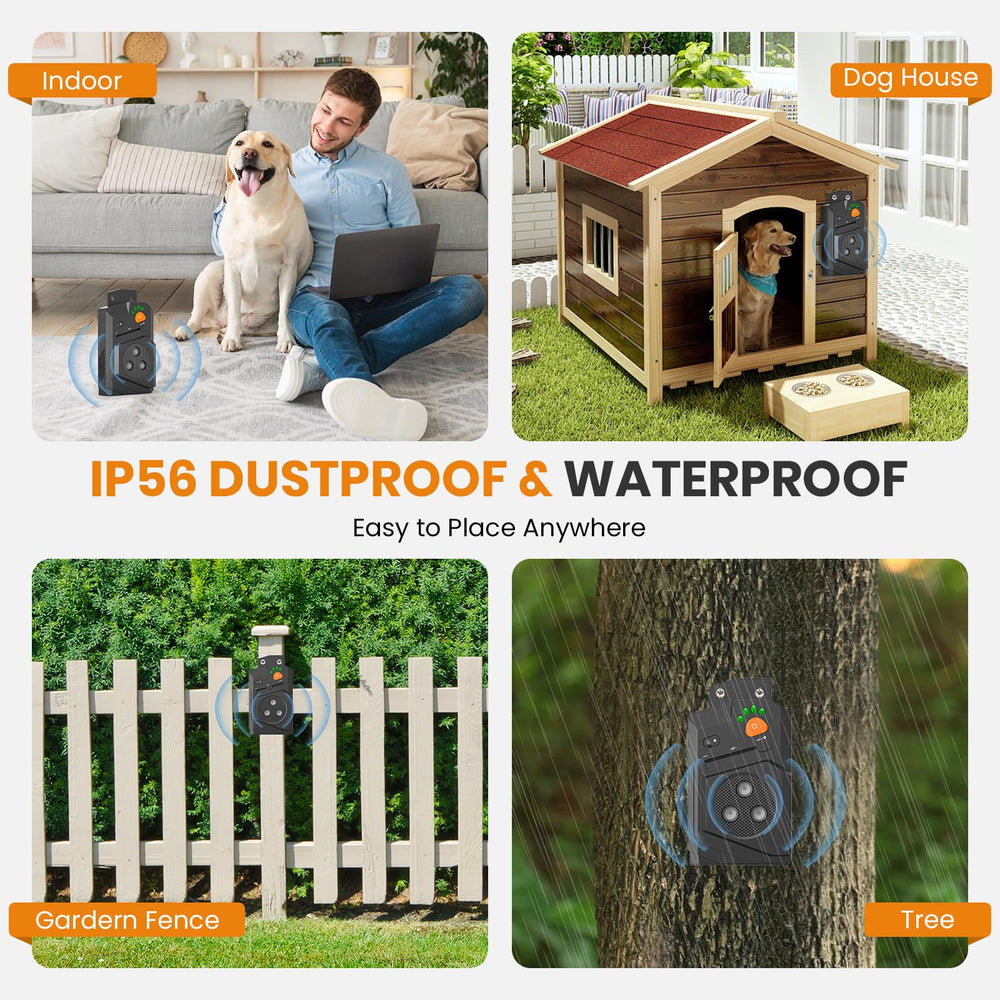 Honey Paws IP56 housing image indicates weatherproof design suitable for indoor and outdoor use.