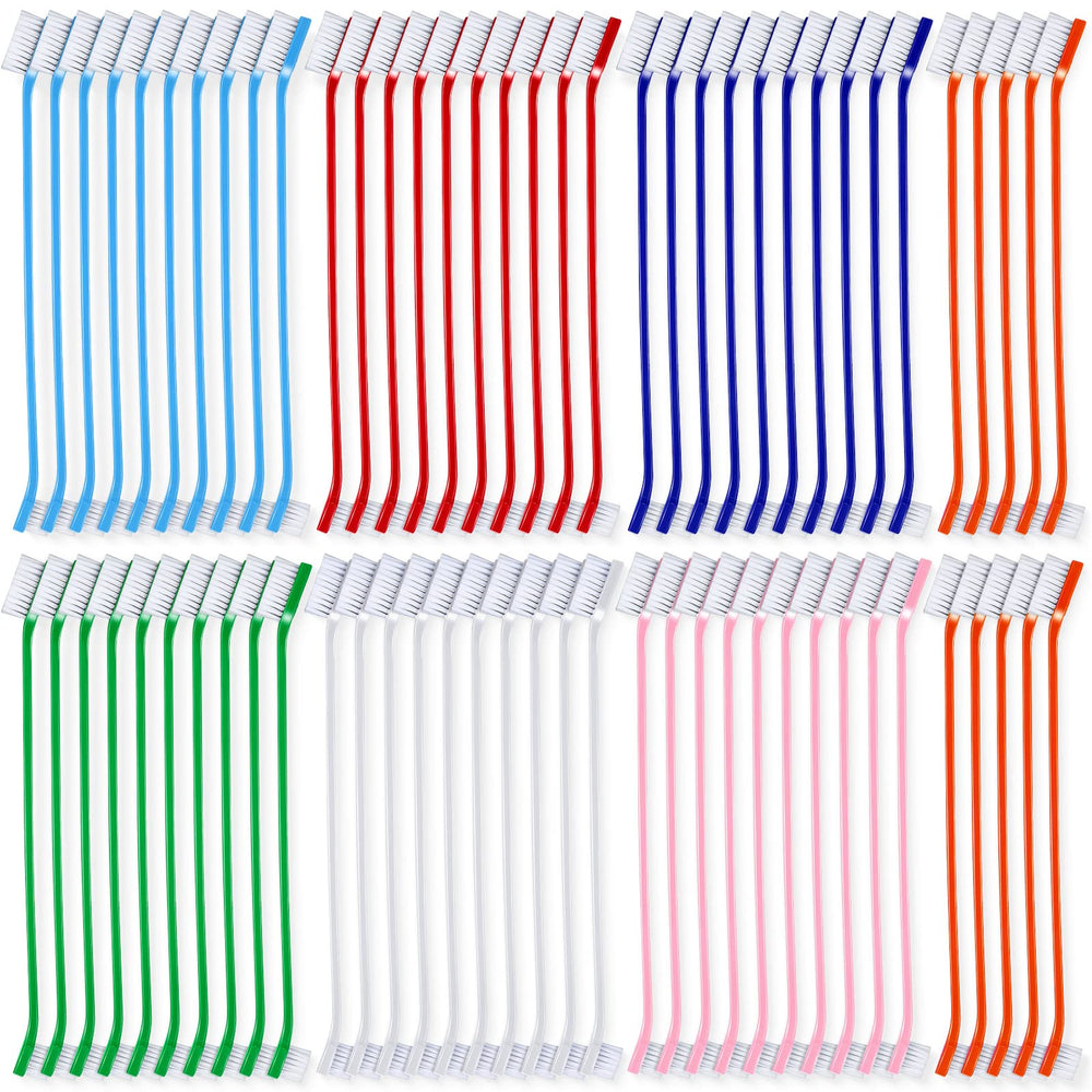 Honeydak dog toothbrush bulk 70pcs with color variety for family pet care.