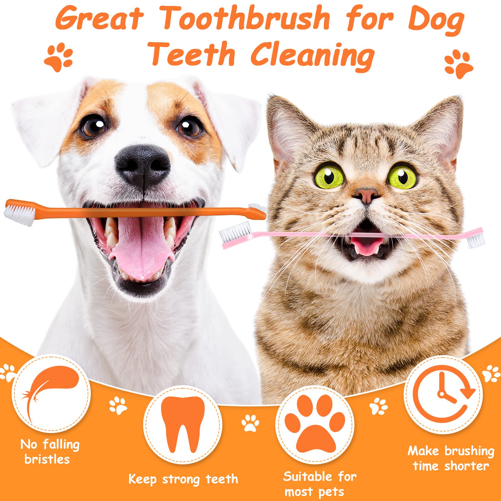 Honeydak nylon bristles are gentle on gums during daily brushing.