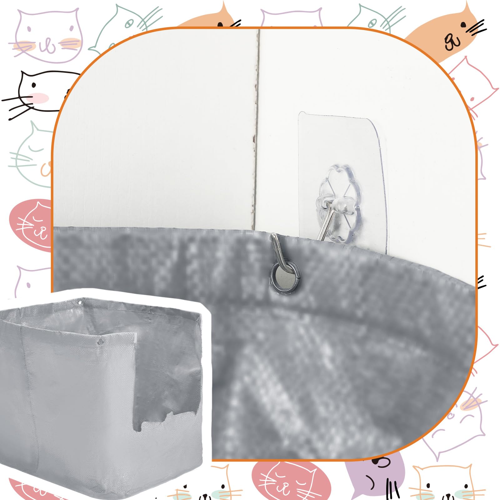 Honeydak three-pack cat litter liners provide durable, tear-resistant performance.
