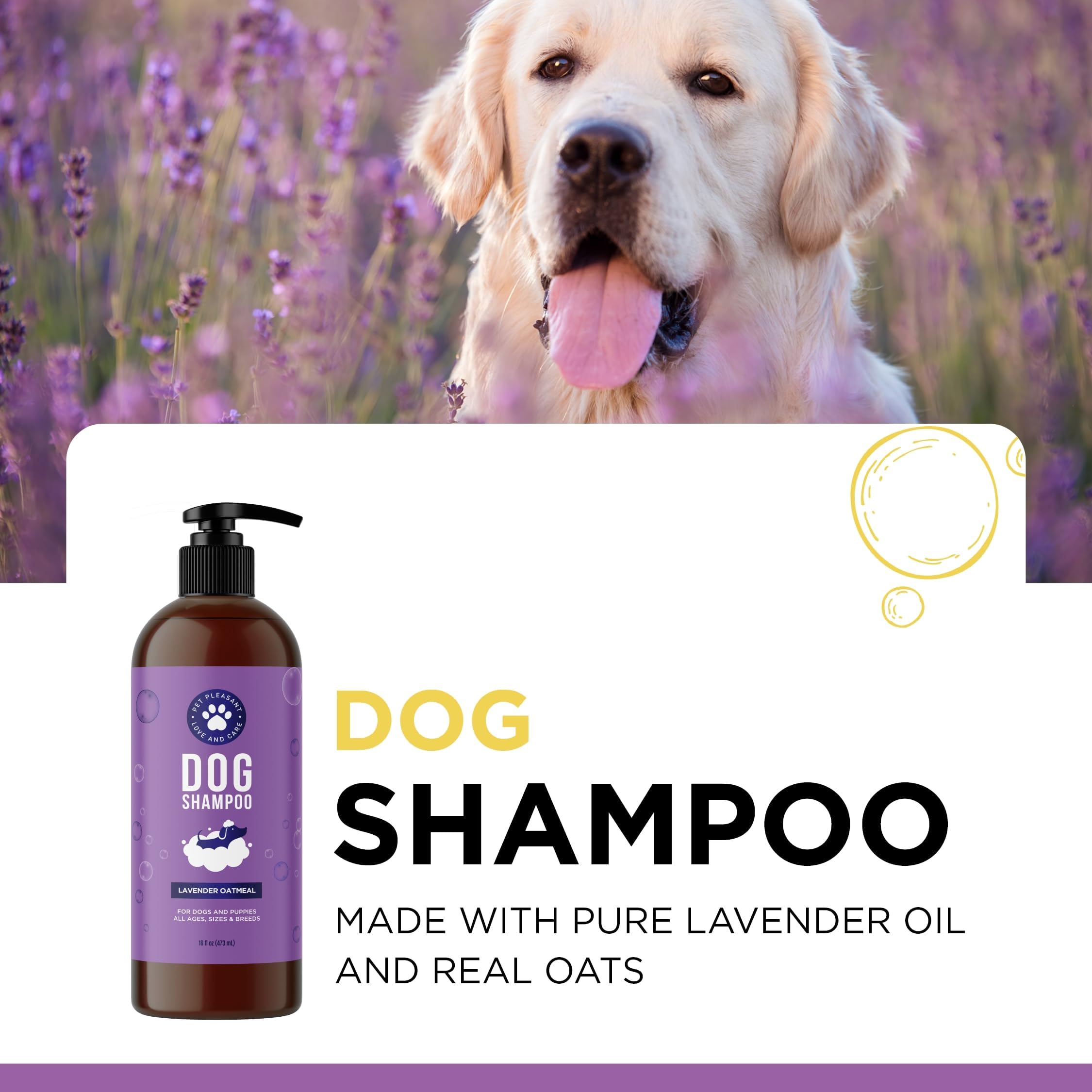 Honeydew dog shampoo bath-time setup suited for puppies to seniors