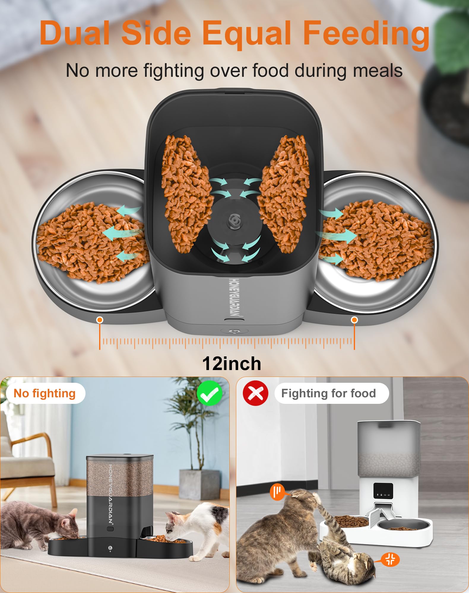 HoneyGuaridan stainless steel bowl highlights easy cleaning and hygiene