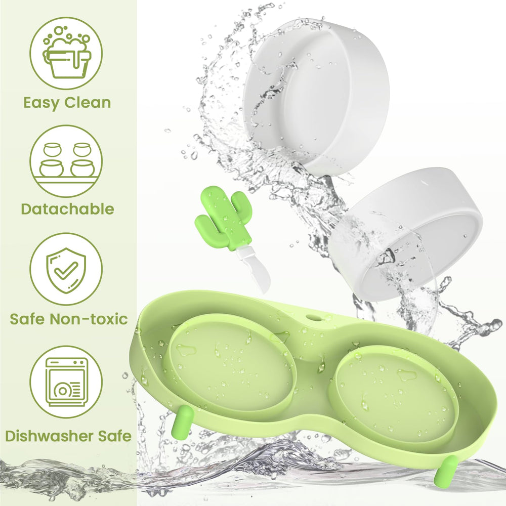 Hongddy dishwasher-safe ceramic cat bowl for easy cleaning