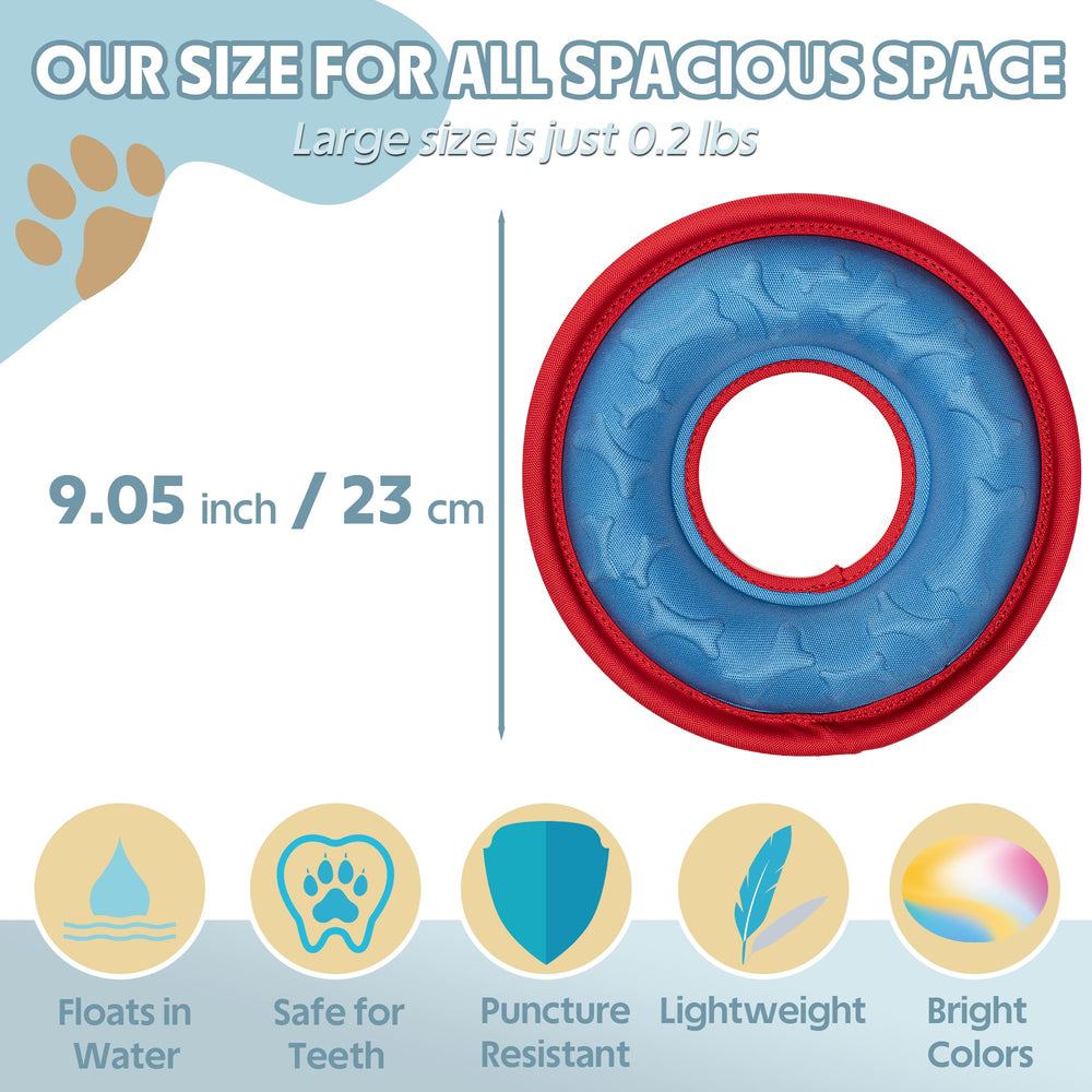 HONGEZEY flying-disc-bite-resistant-ring enhances durability for enthusiastic chewers.