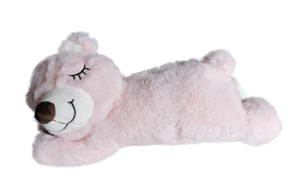 HonourHope heartbeat toy close-up reveals warming pack feature for puppy comfort.