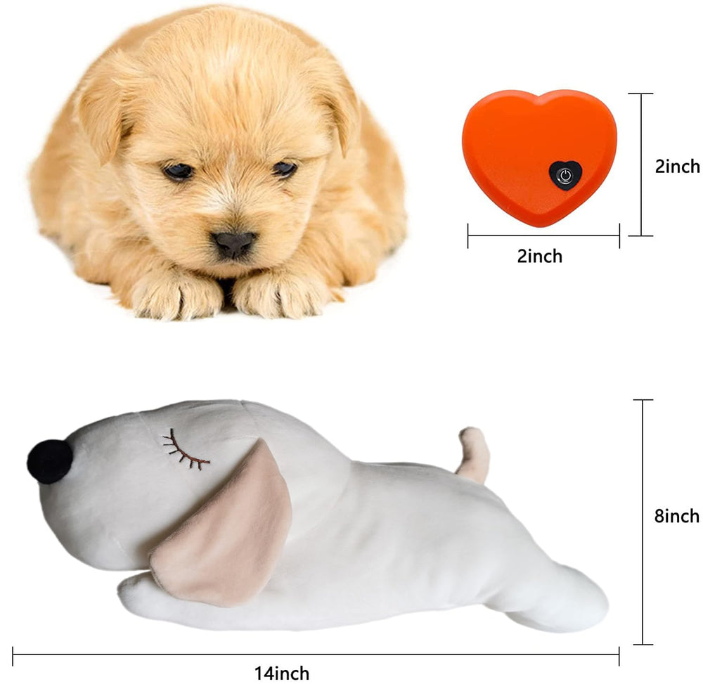 HonourHope plush anxiety-relief toy soothes puppies during separation anxiety at night