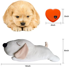 HonourHope plush anxiety-relief toy soothes puppies during separation anxiety at night