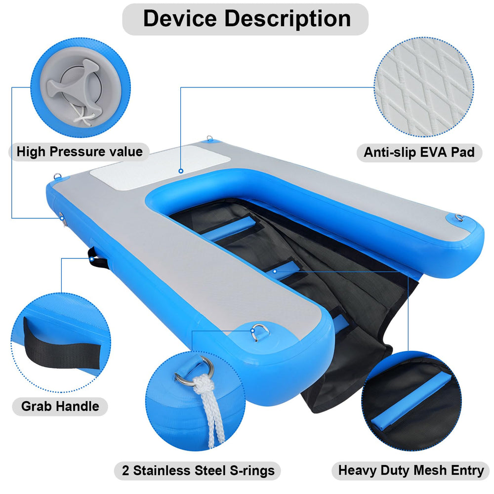 HONYTA complete accessory kit includes pump, ropes, bag for outdoor use