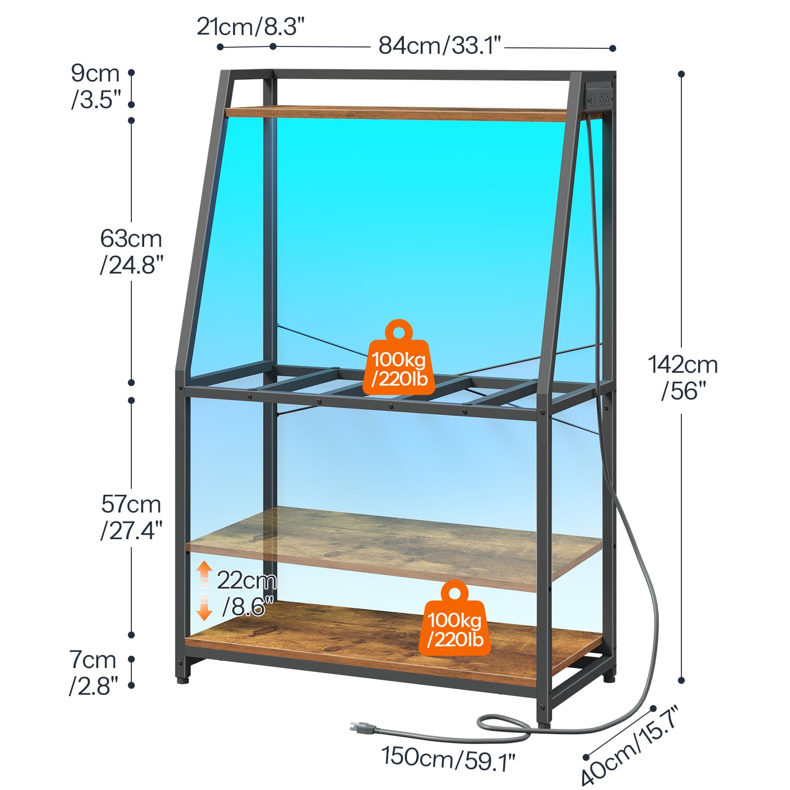 HOOBRO dimensioned 33.1 by 15.7 inches for two-tank versatility