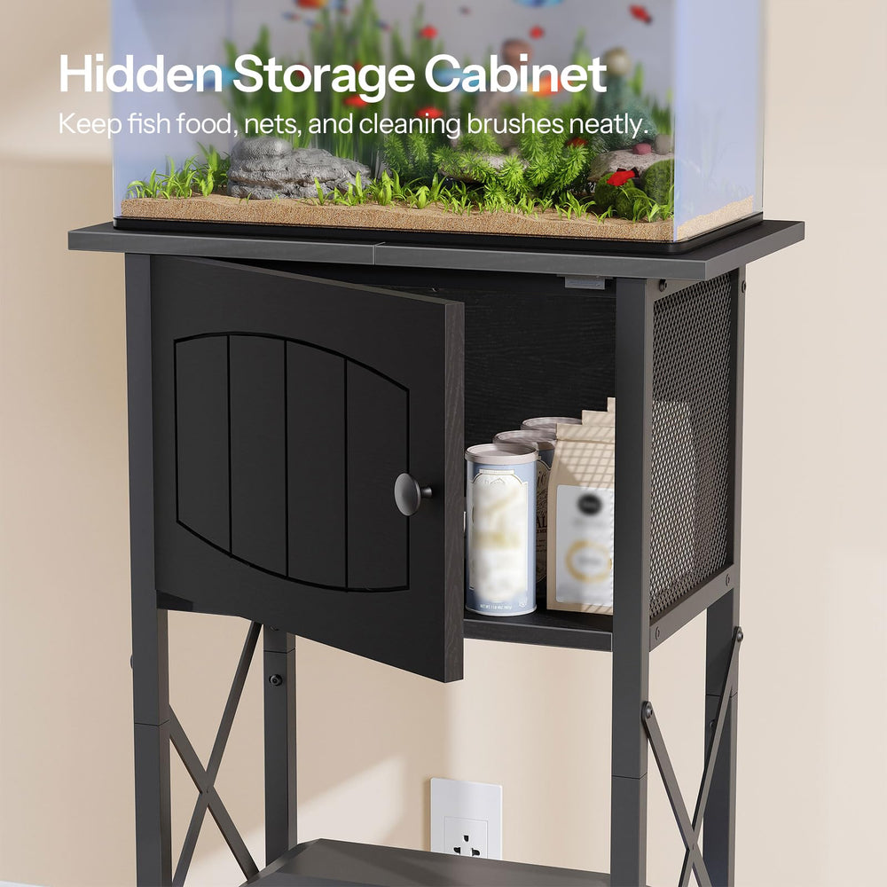 HOOBRO aquarium stand metal frame—sturdy support for tanks and stable setup