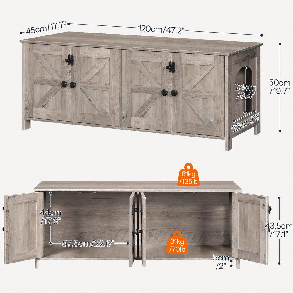 HOOBRO dimensions-setup helps visualize fit and placement in any room.