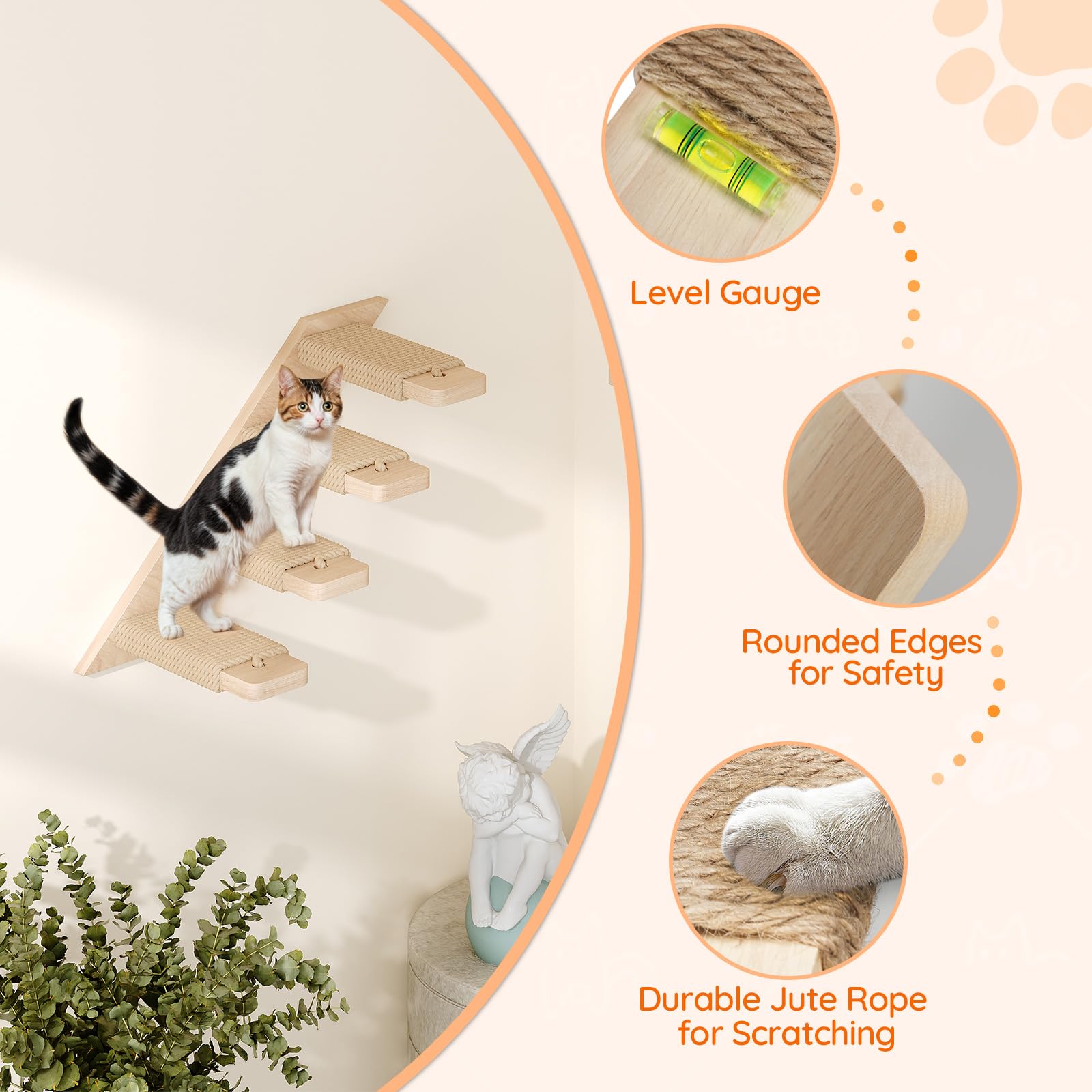 HOOBRO wall anchors and brackets demonstrate versatile mounting options