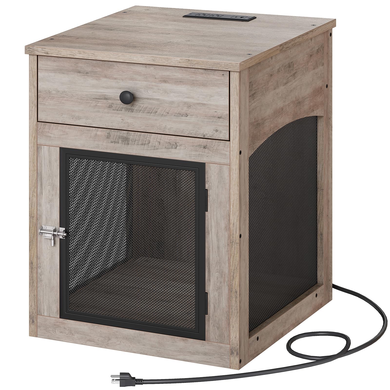 HOOBRO dog crate furniture dimensions 19.7 x 22.8 x 27.6 inches fits compact spaces