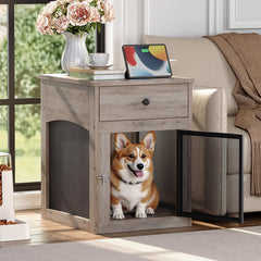 HOOBRO dog crate furniture drawer-storage open chest for toys and essentials