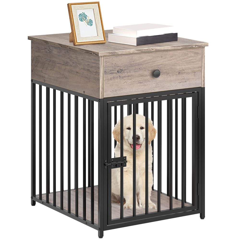 HOOBRO dog crate furniture wooden house for small dogs