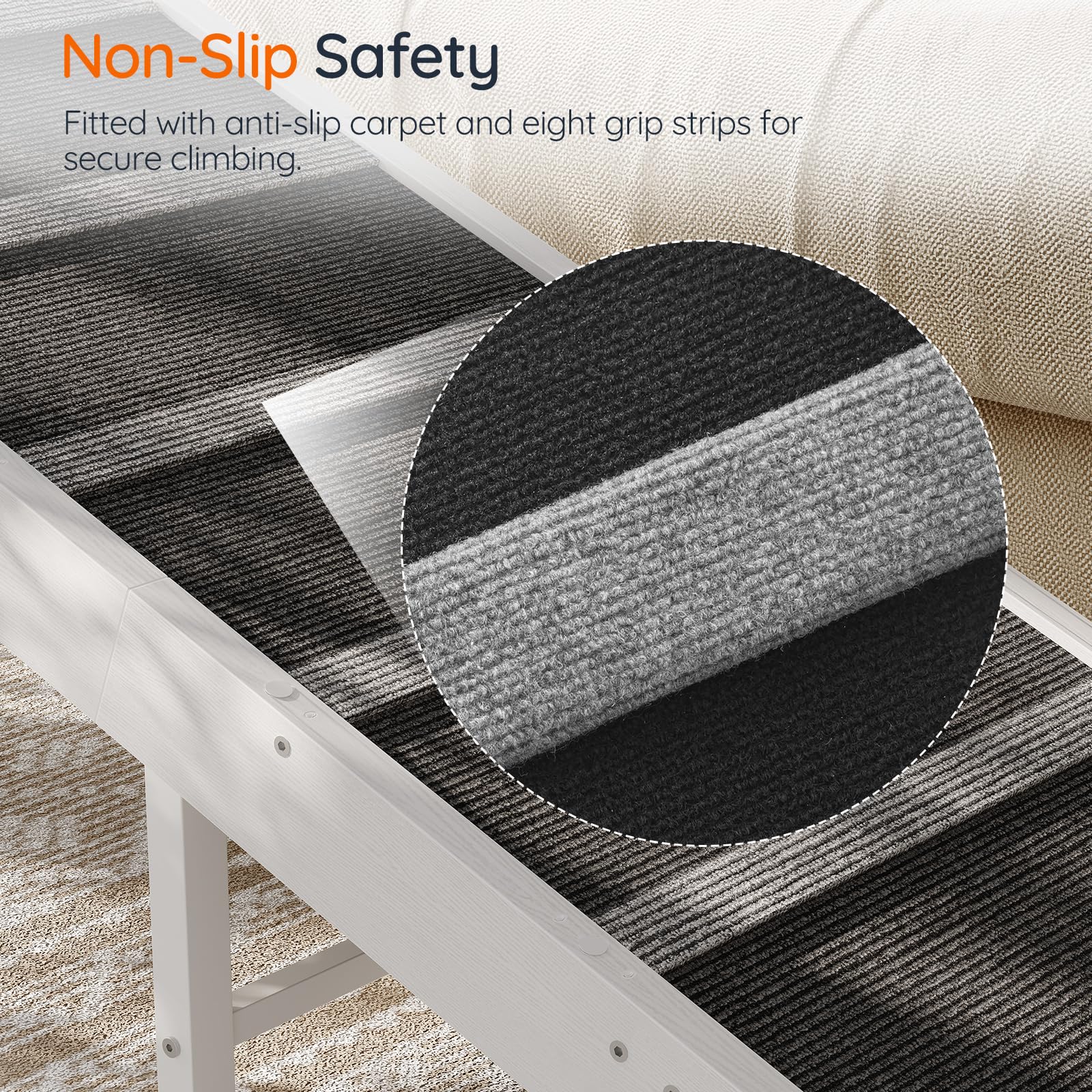 HOOBRO dog ramp assembly step-by-step photo set aids quick setup