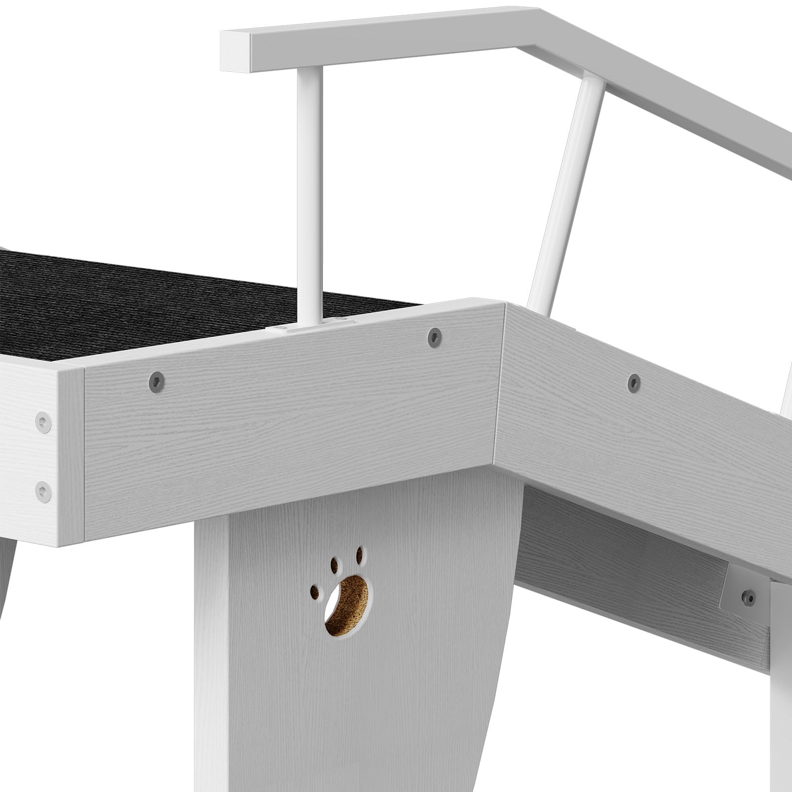 HOOBRO dog ramp dimensions label clarifies size and compatibility with beds