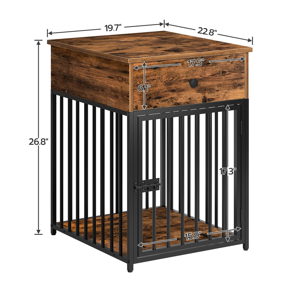 HOOBRO drawer storage compartment showing practical organization for dog supplies