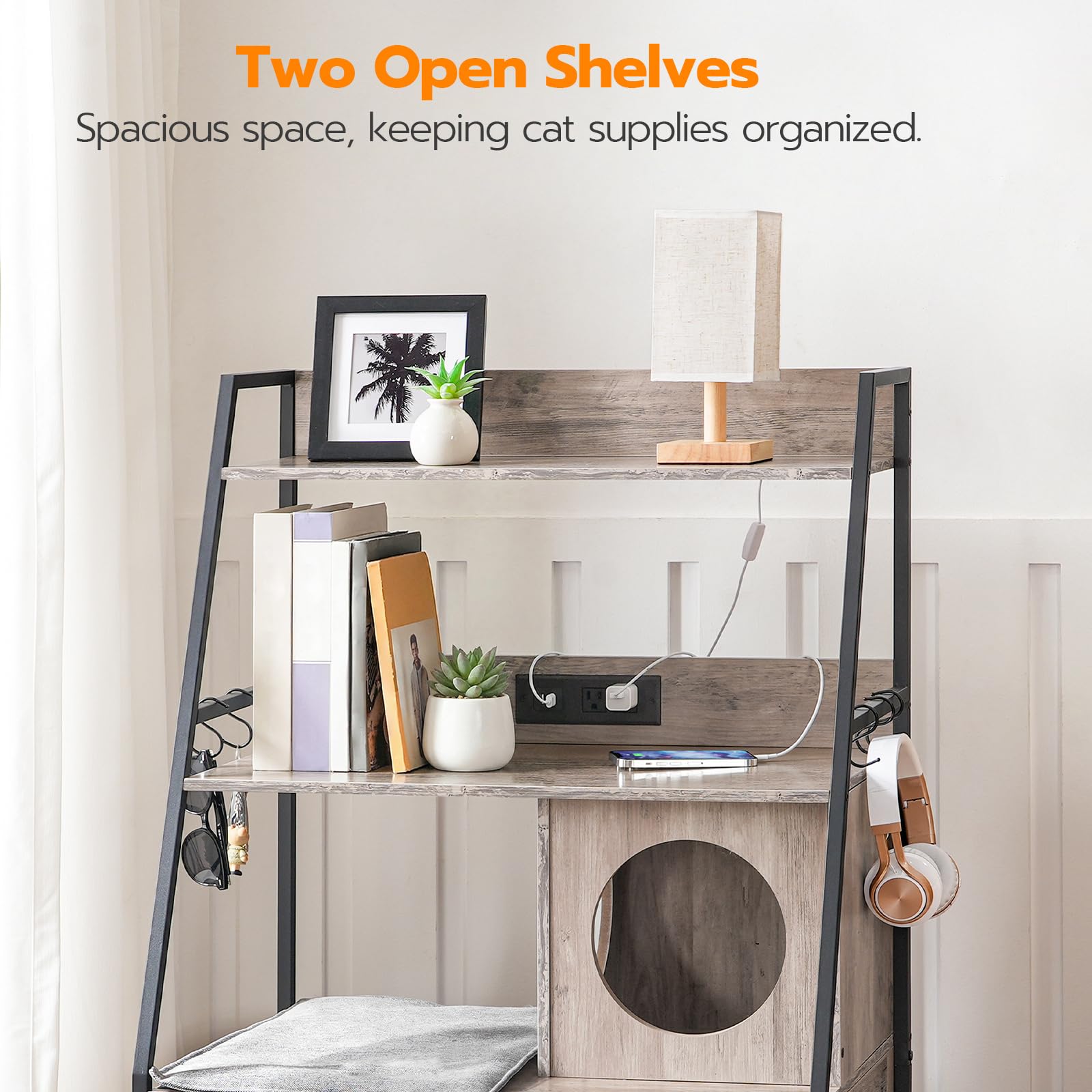 HOOBRO arc door can switch sides for right- or left-handed access.