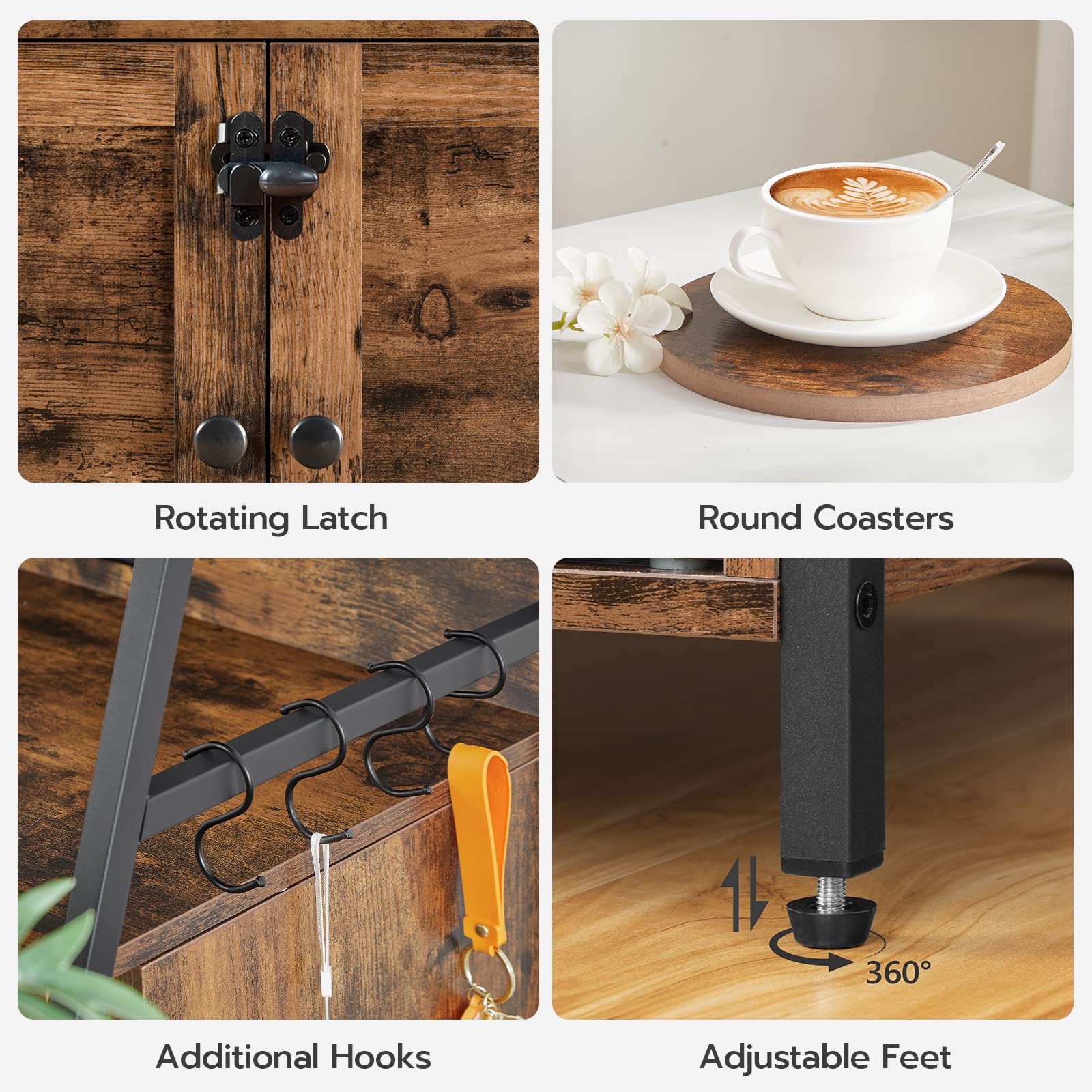 HOOBRO round entrance provides easy access while keeping the space quiet.