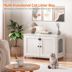 HOOBRO privacy panel emphasizes a quiet retreat for your cat's privacy and comfort.