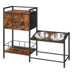 HOOBRO raised dog bowls tilt 15 degrees for comfortable dining
