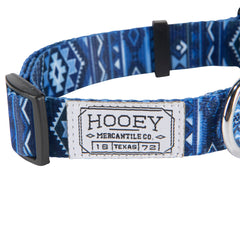 HOOEY Nomad dog collar ombre aztec showcases bold style with long-lasting wear