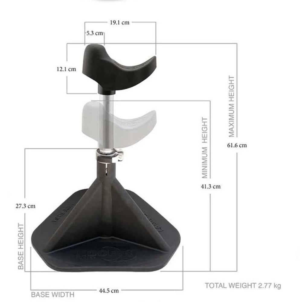 Hoof-It Blacksmith easy-use design enables quick setup and efficient hoof care.