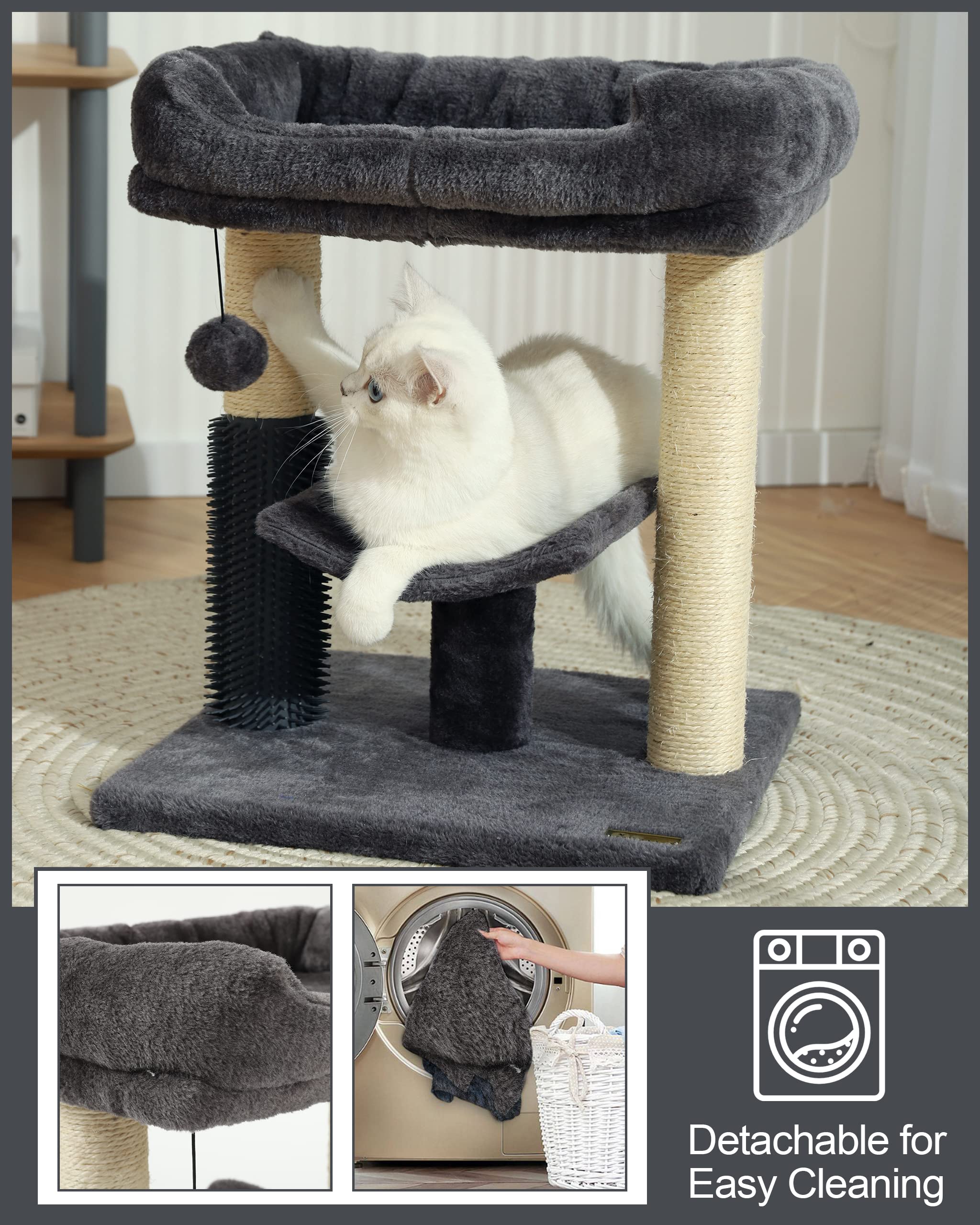 Hoopet cat tree quick assembly saves setup time