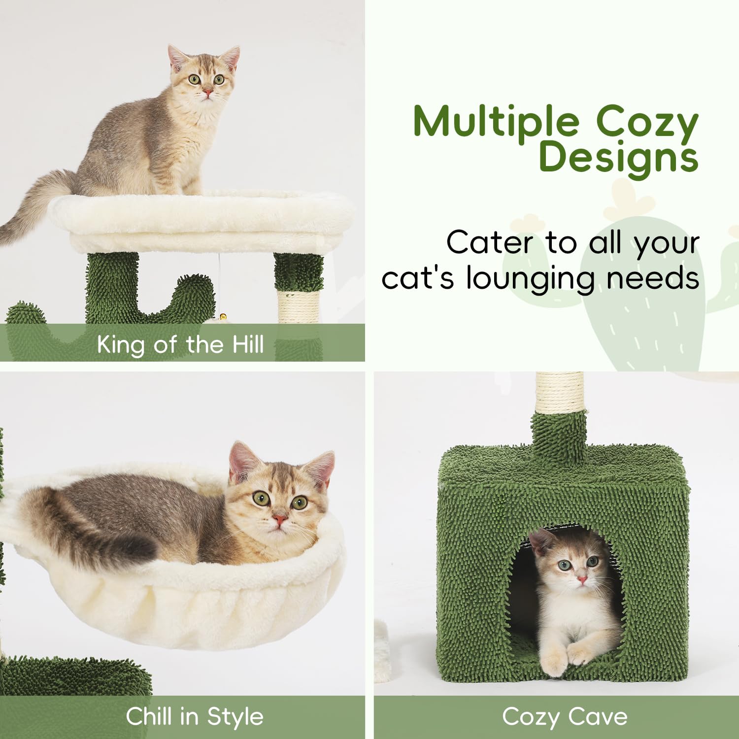 HOOPET plush perch for kittens offers cozy lounging after play