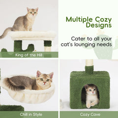 HOOPET plush perch for kittens offers cozy lounging after play