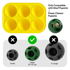 HooYiYuuX 6-cavity molds fit Woof Pupsicle for easy frozen snacks