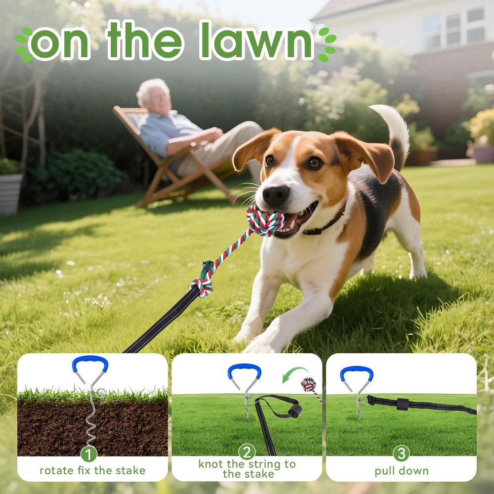 HOPET grounding-post rotating feature for stable outdoor play