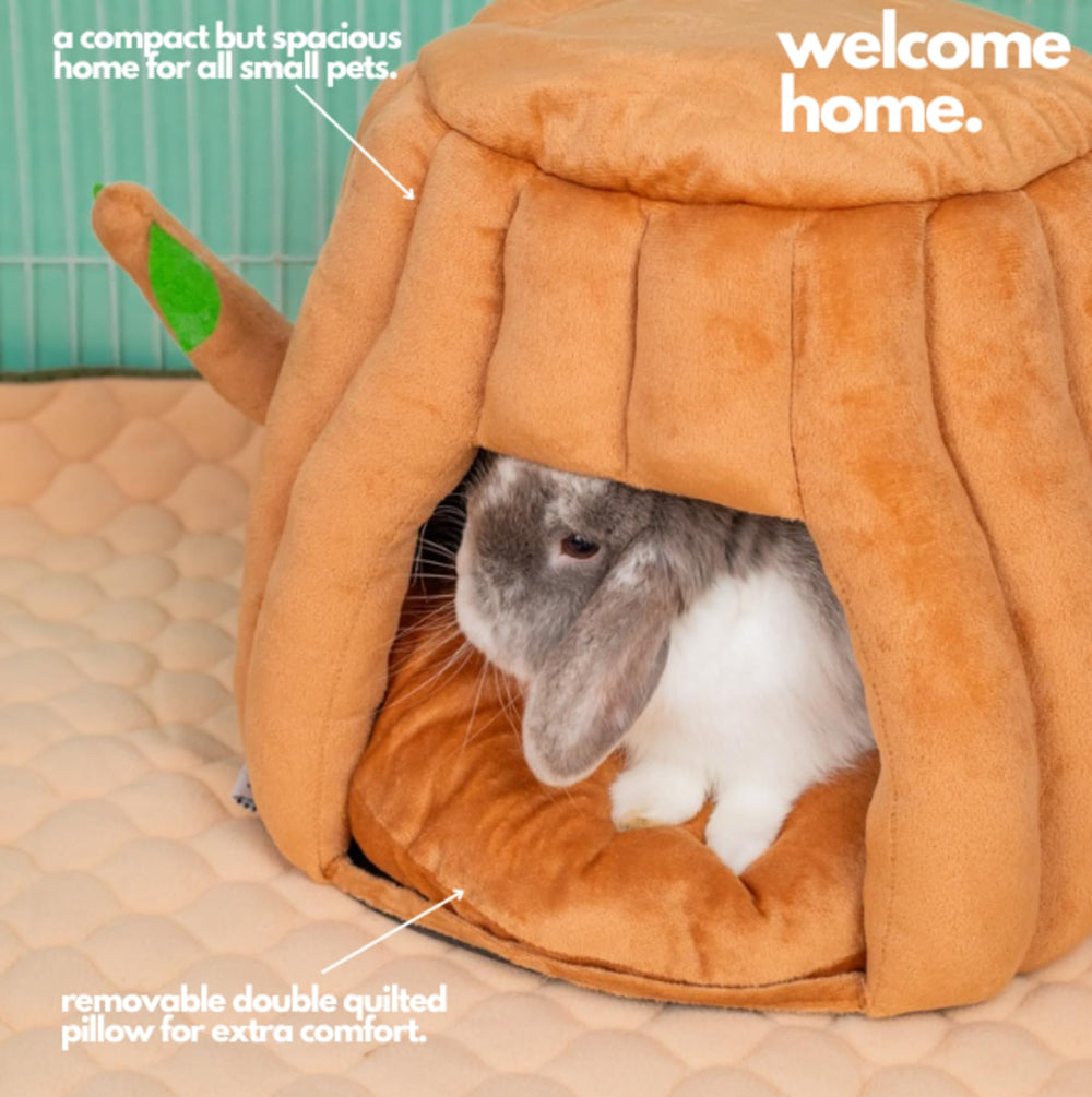 Hopp'd easy-clean machine-washable fabric for simple cage hygiene.