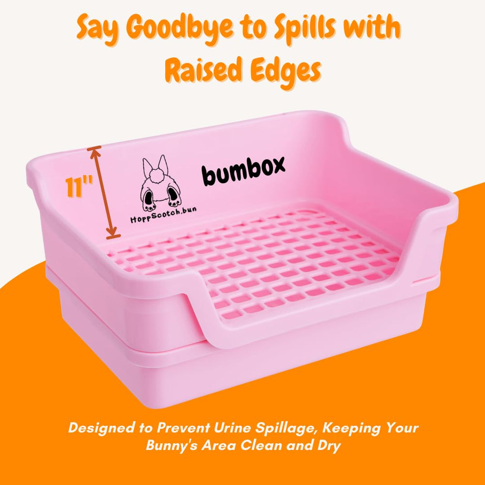 HoppScotch.bun Bumbox pink plastic, stain-resistant for lasting use