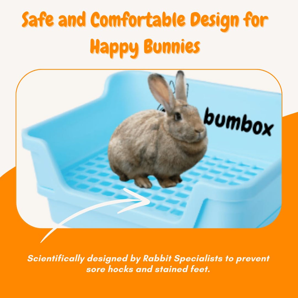 HoppScotch.bun Bumbox scatterless floor with adjustable attachments prevents spills