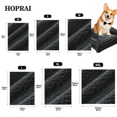 HOPRAI dog blanket furniture-cover protects couches from fur and spills.