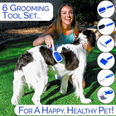 Horicon Pet slicker brush removes loose fur with a comfortable glide.