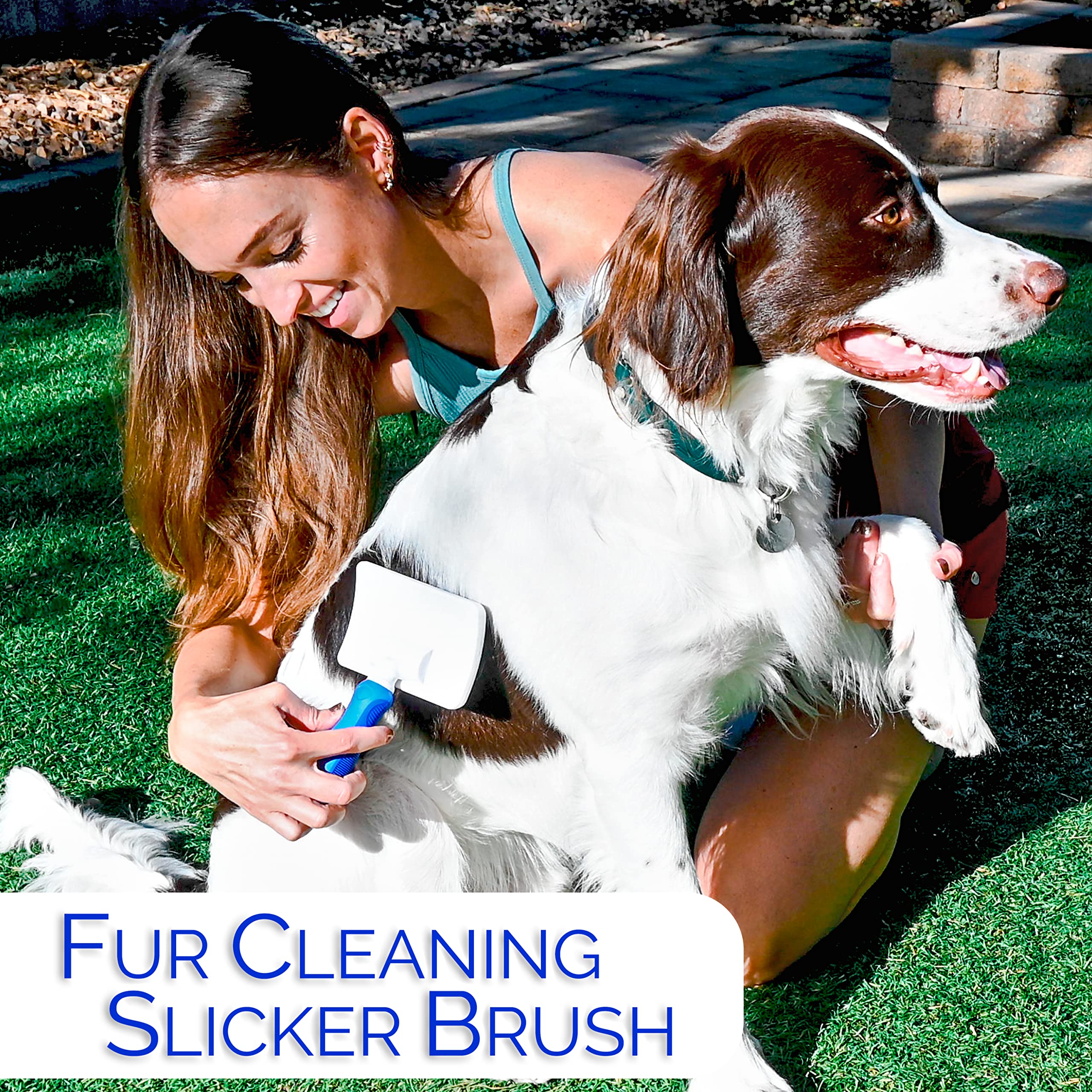 Horicon Pet soft-bristles-closeup highlights gentle grooming for sensitive skin.