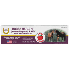 Horse Health syringe-dosing closeup highlights accurate dosing with a single syringe for many horses