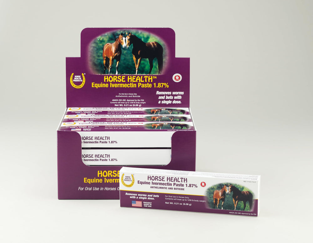 Horse Health usa-made-packaging showcases USA-made production ensuring quality and safety