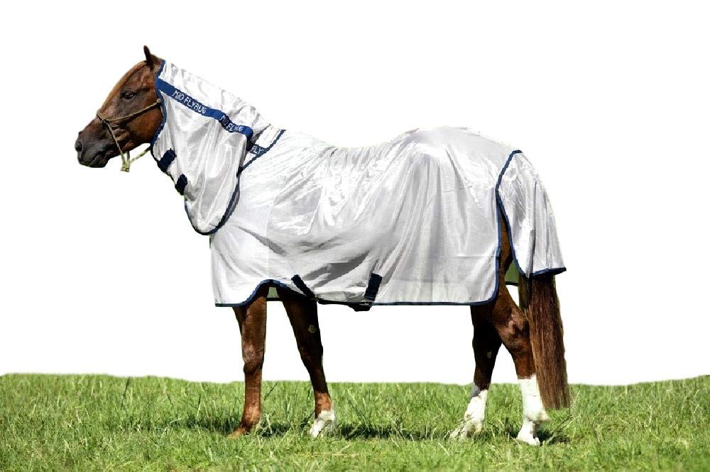 Horseware Mio Pony Flysheet Bronze/Navy 63 provides secure pony fly protection