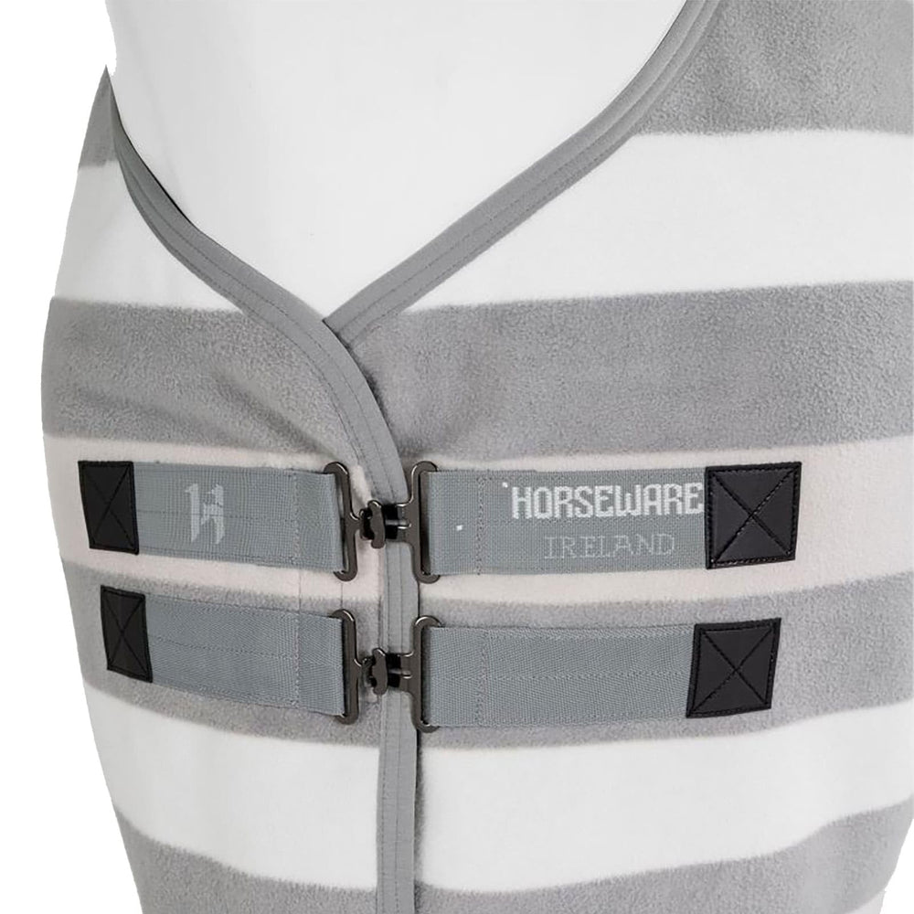 Horseware Newmarket Fleece Cooler soft fleece closeup showing anti-pill fabric