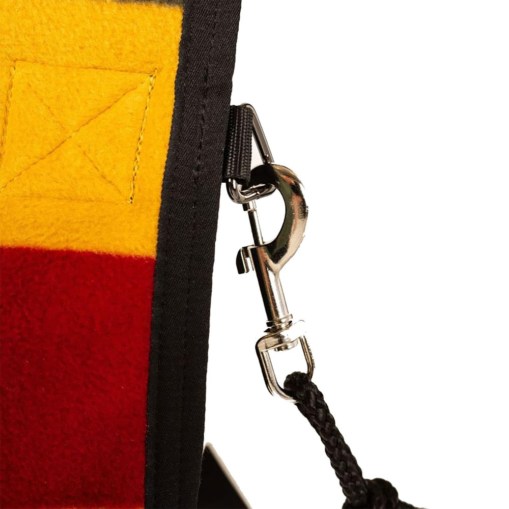 Horseware Newmarket fleece cooler show-ready and travel-friendly for stable days.
