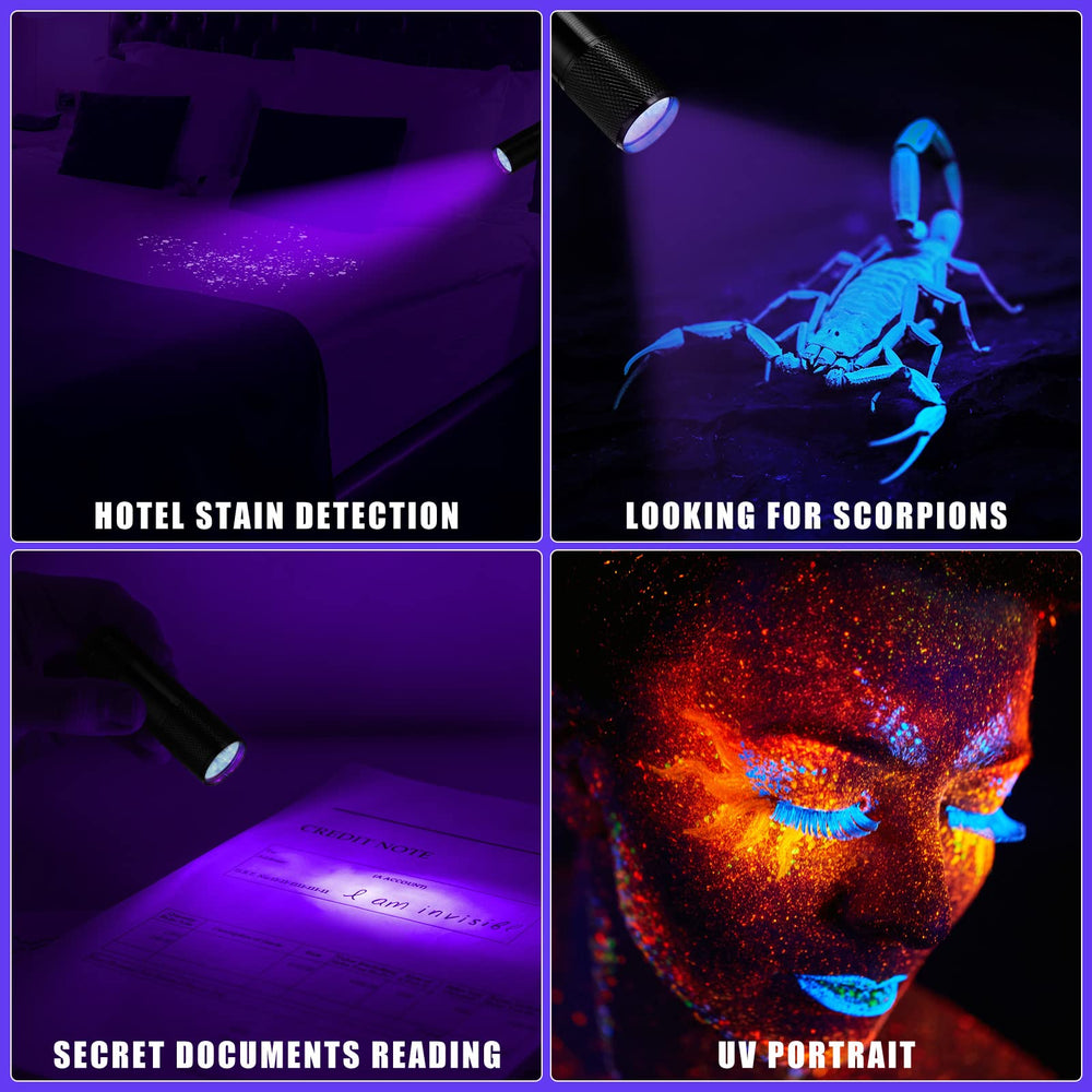 Hortsun blacklight color options in varied finishes for inspections