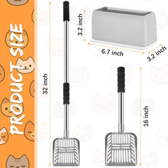 Hortsun litter scoop holder ABS base keeps scoop off floor