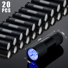 Hortsun UV flashlight with metal body aluminum design for durable use
